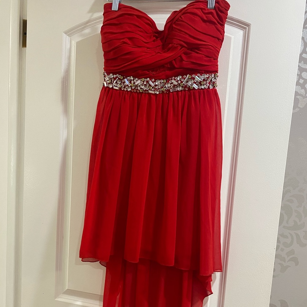 Strapless High-low Red Dress JCPenney’s